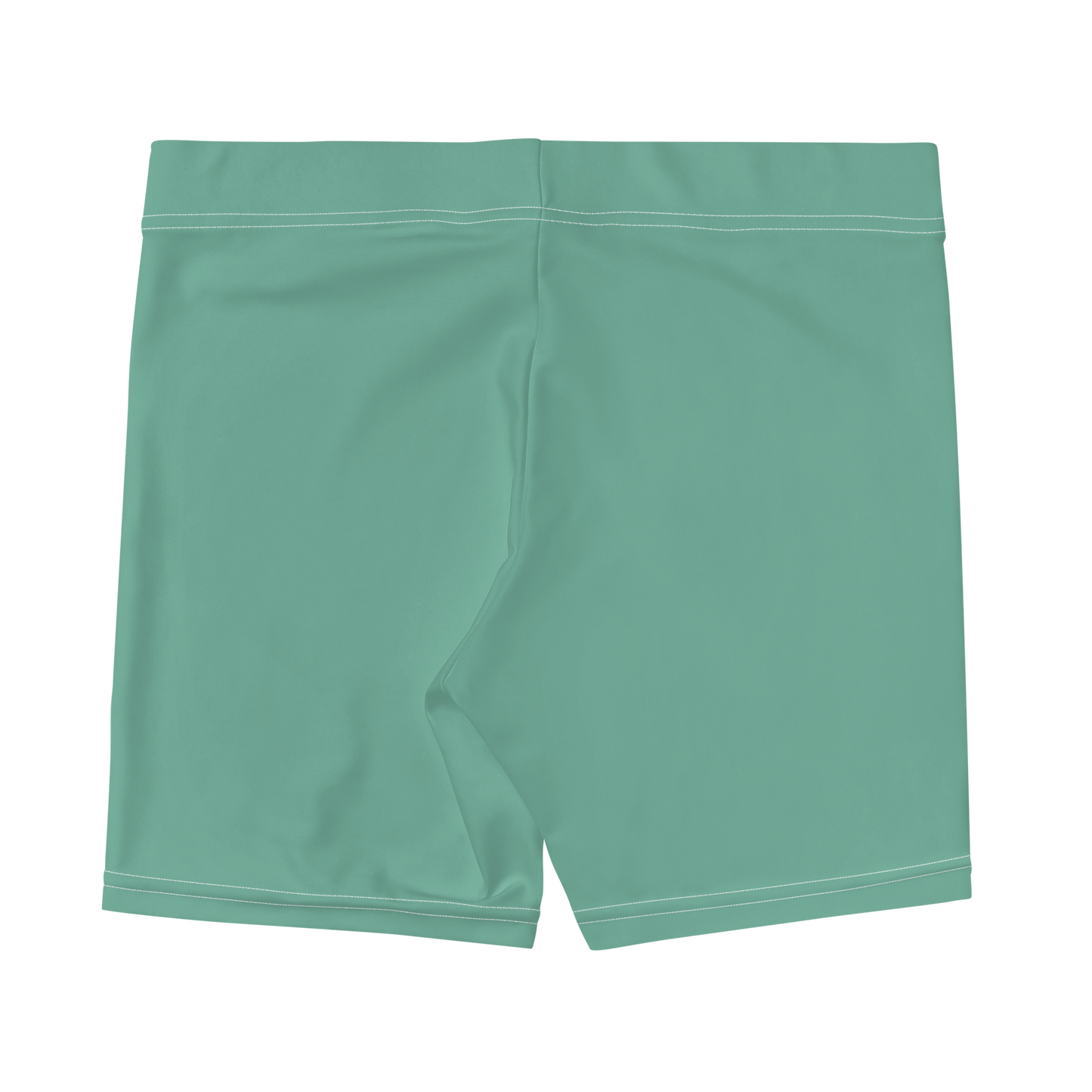 Michigan Upper Peninsula Tight Shorts (w/ UP Outline) | Metallic Mint Green