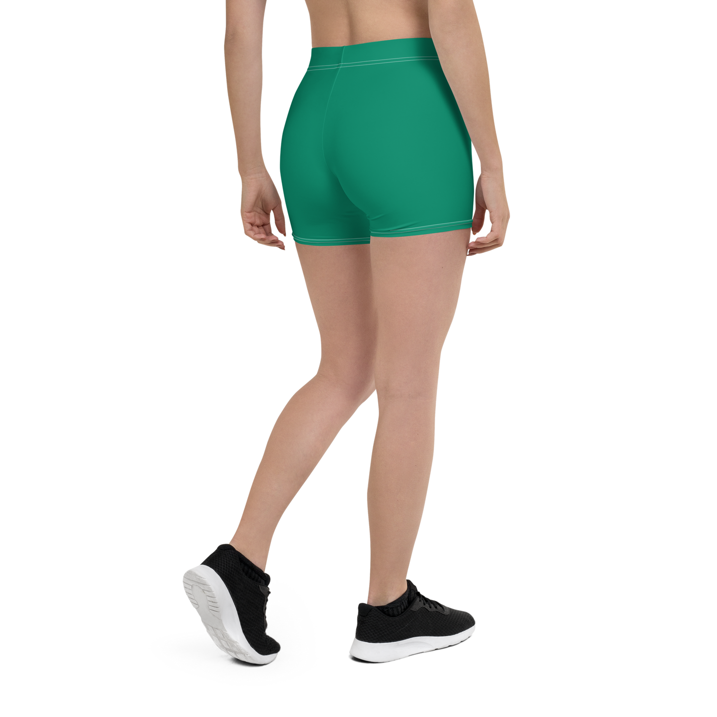 Michigan Upper Peninsula Tight Shorts (w/ UP Outline) | Emerald Green