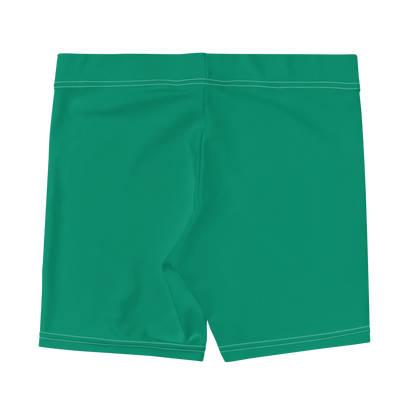 Michigan Upper Peninsula Tight Shorts (w/ UP Outline) | Emerald Green