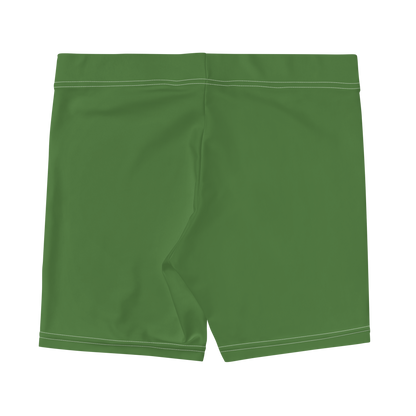 Michigan Upper Peninsula Tight Shorts (w/ UP Outline) | Pine Green