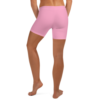 Michigan Upper Peninsula Tight Shorts (w/ UP Outline) | '67 Caddie Pink