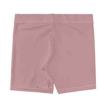 Michigan Upper Peninsula Tight Shorts (w/ UP Outline) | Cherry Blossom Pink