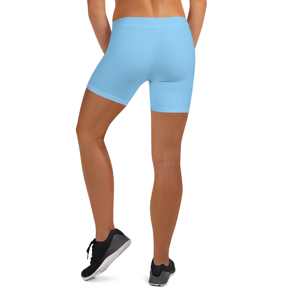 Michigan Upper Peninsula Tight Shorts (w/ UP Outline) | DTW Blue