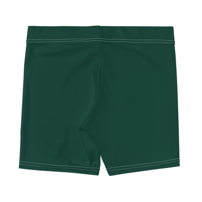 Michigan Upper Peninsula Tight Shorts (w/ UP Outline) | Laconic Green