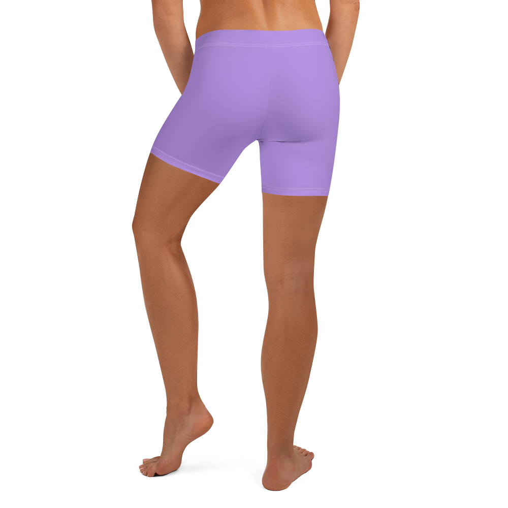 Michigan Upper Peninsula Tight Shorts (w/ UP Outline) | Lavender