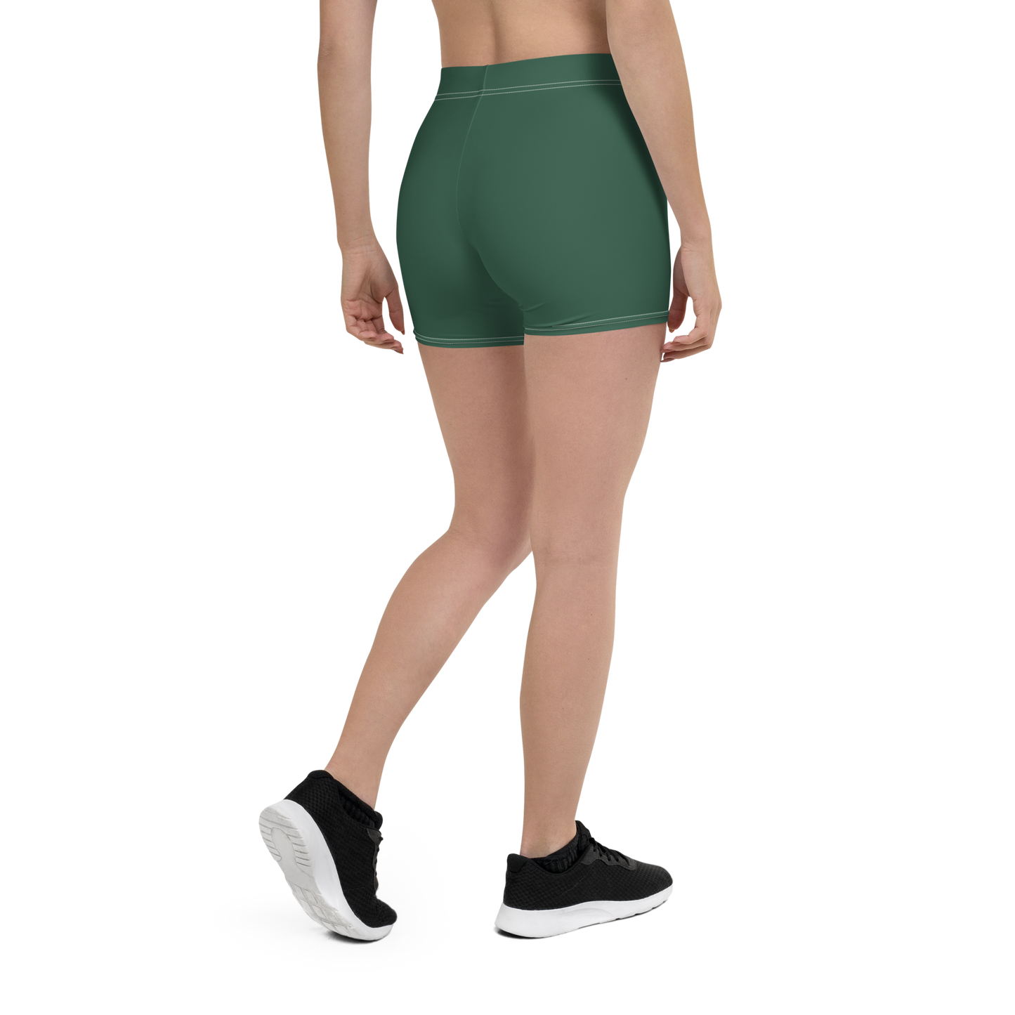 Michigan Upper Peninsula Tight Shorts (w/ UP Outline) | Ginger Ale Green