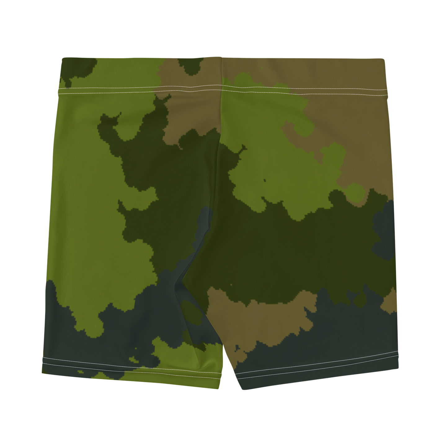 Michigan Upper Peninsula Tight Shorts (w/ UP Outline) | Woodland Camo