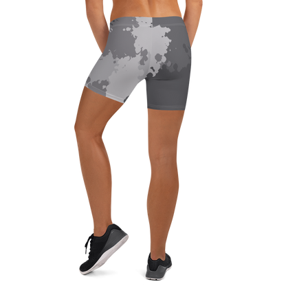 Michigan Upper Peninsula Tight Shorts (w/ UP Outline) | Iron Ore Camo