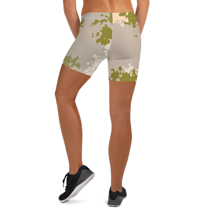 Michigan Upper Peninsula Tight Shorts (w/ UP Outline) | Rosy Mound Camo