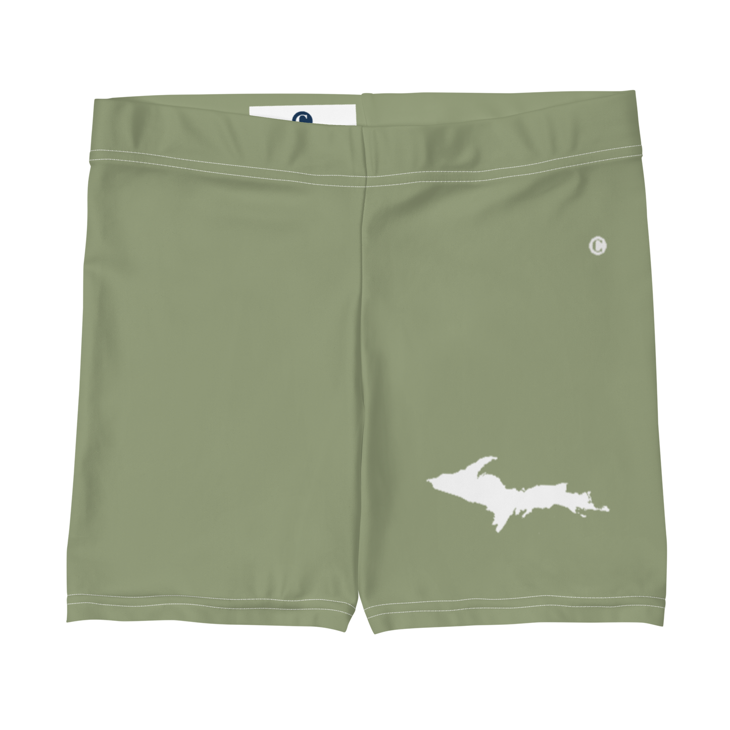 Michigan Upper Peninsula Tight Shorts (w/ UP Outline) | Beachgrass