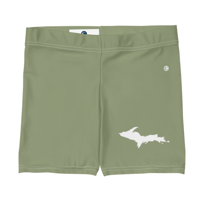 Michigan Upper Peninsula Tight Shorts (w/ UP Outline) | Beachgrass