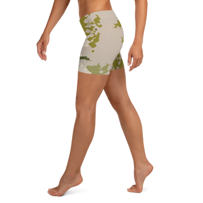 Michigan Upper Peninsula Tight Shorts (w/ UP Outline) | Rosy Mound Camo