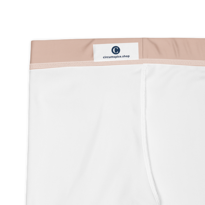 Michigan Upper Peninsula Tight Shorts (w/ UP Outline) | Rose Gold