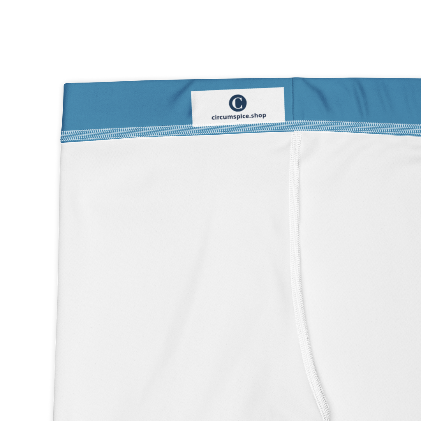 Michigan Upper Peninsula Tight Shorts (w/ UP Outline) | Lake Michigan Blue