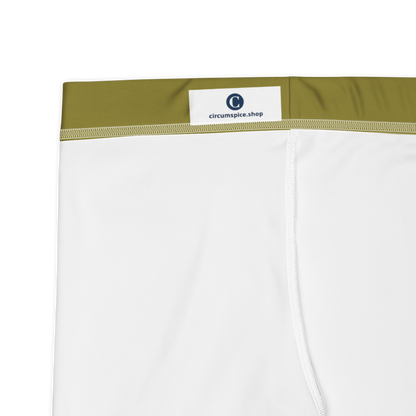 Michigan Upper Peninsula Tight Shorts (w/ UP Outline) | Scrub Gold