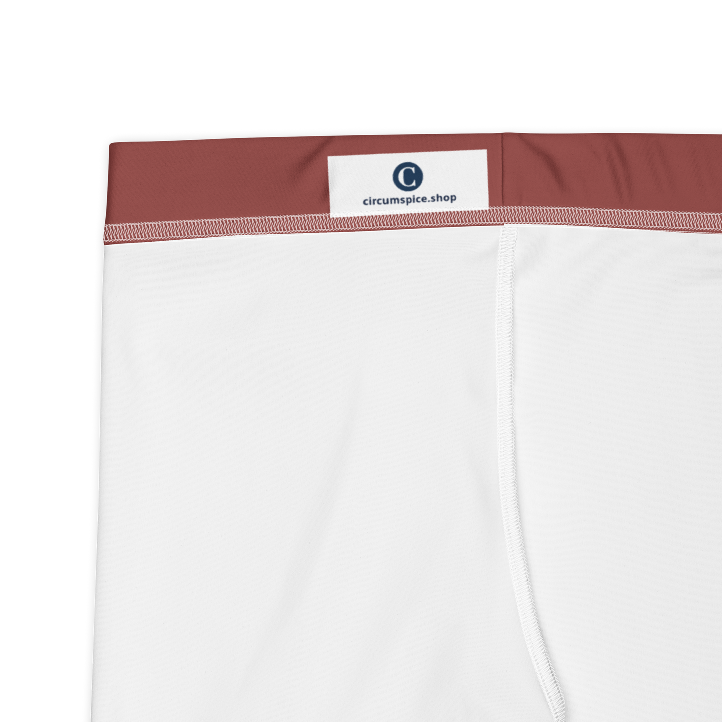 Michigan Upper Peninsula Tight Shorts (w/ UP Outline) | Ore Dock Red