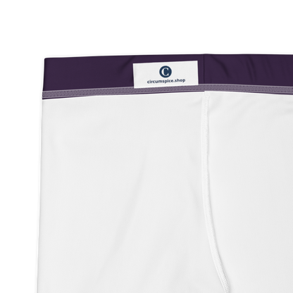 Michigan Upper Peninsula Tight Shorts (w/ UP Outline) | Blackcurrant