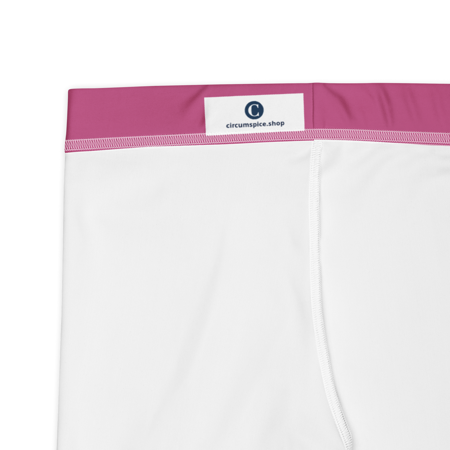 Michigan Upper Peninsula Tight Shorts (w/ UP Outline) | Apple Blossom Pink