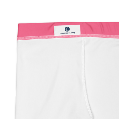 Michigan Upper Peninsula Tight Shorts (w/ UP Outline) | Rhodochrosite Pink