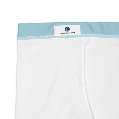 Michigan Upper Peninsula Tight Shorts (w/ UP Outline) | '58 Caddie Blue