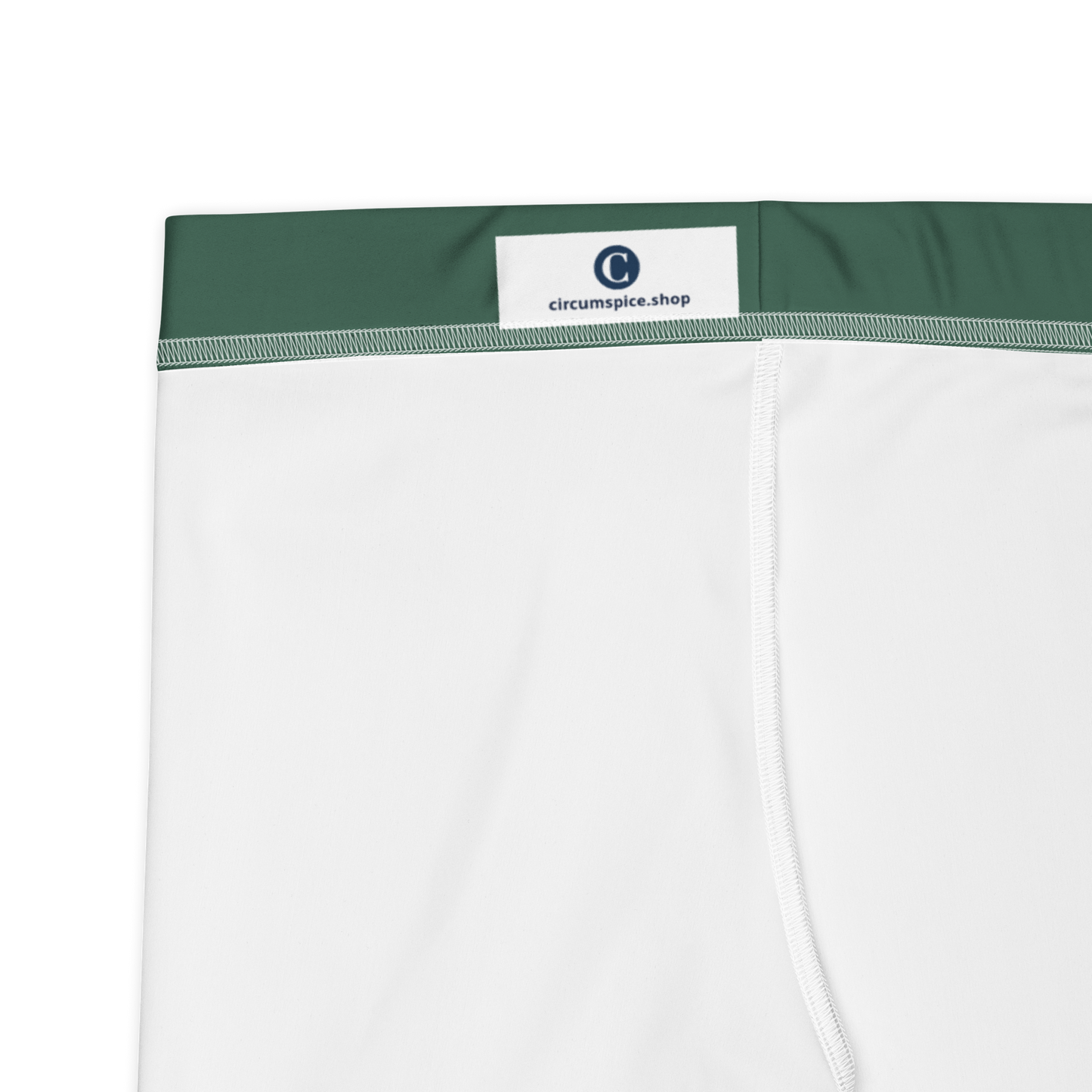 Michigan Upper Peninsula Tight Shorts (w/ UP Outline) | Ginger Ale Green