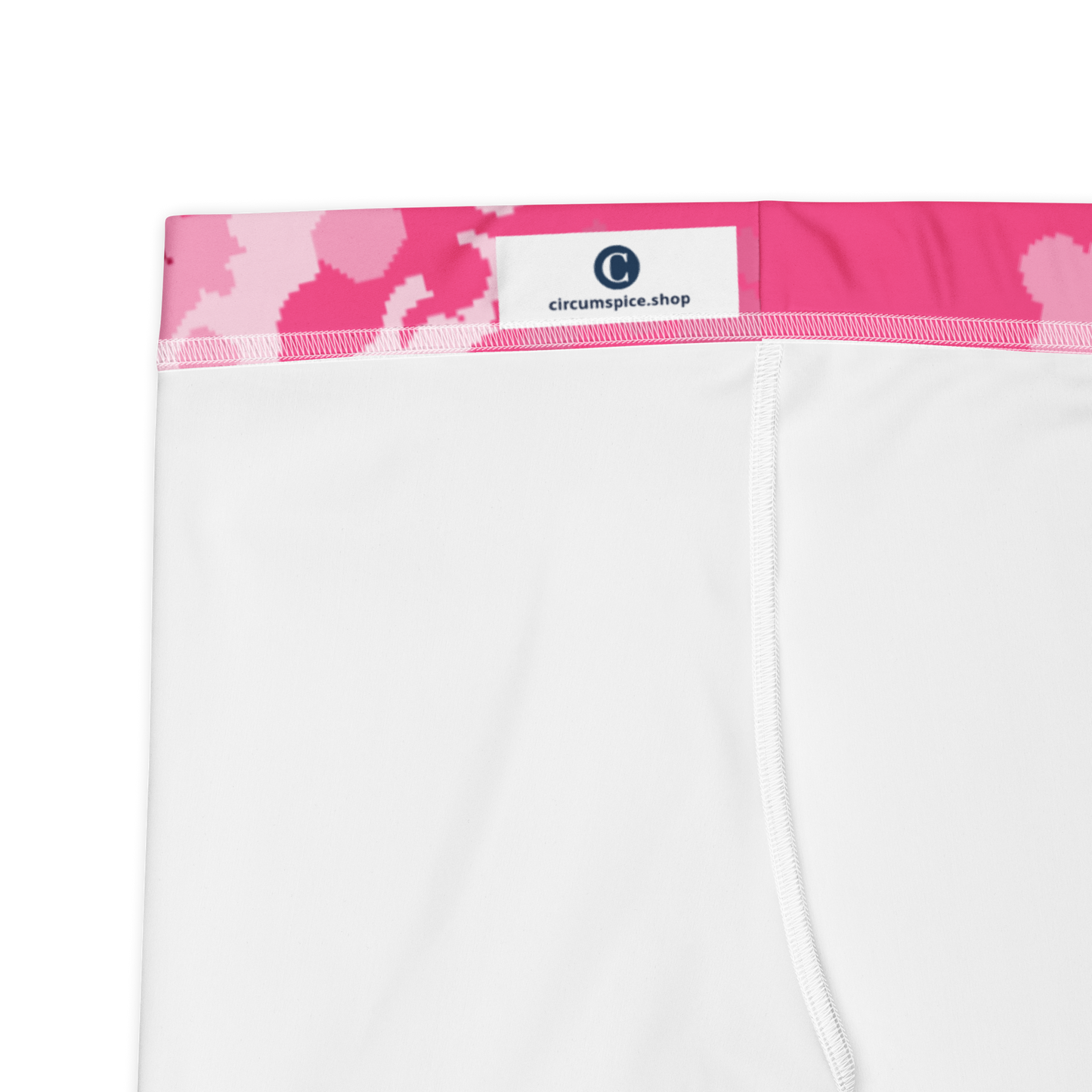 Michigan Upper Peninsula Tight Shorts (w/ UP Outline) | Pink Camo