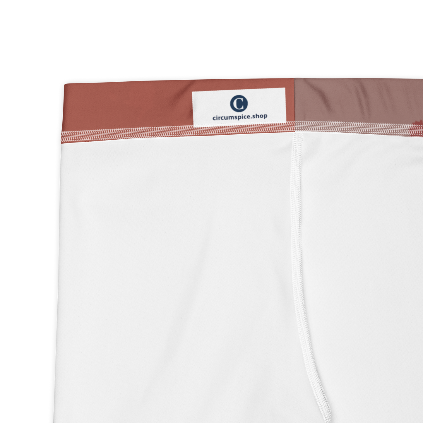 Michigan Upper Peninsula Tight Shorts (w/ UP Outline) | Ore Dock Red