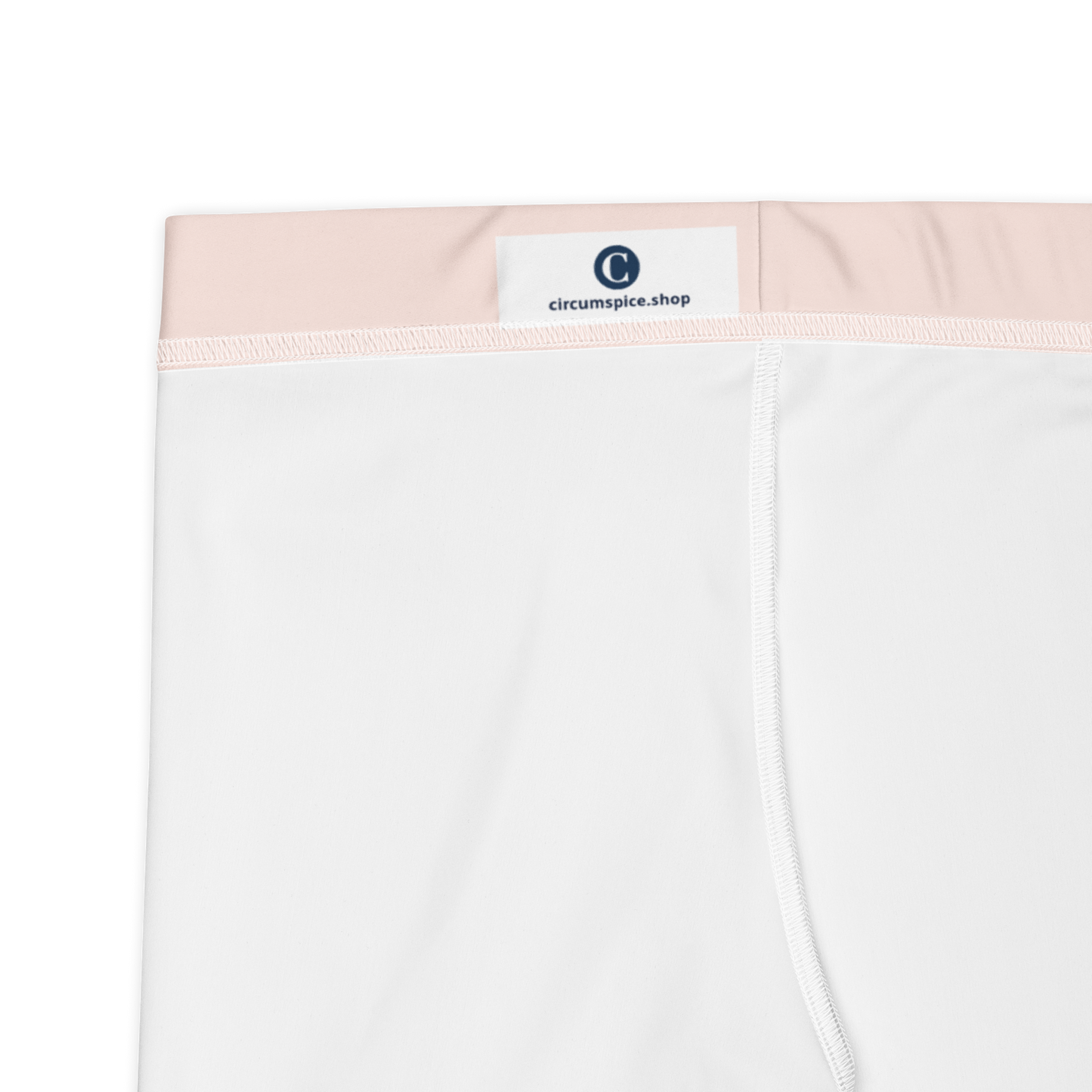 Michigan Upper Peninsula Tight Shorts (w/ UP Outline) | Champagne Pink