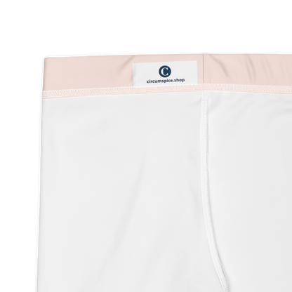 Michigan Upper Peninsula Tight Shorts (w/ UP Outline) | Champagne Pink