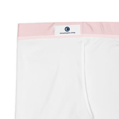 Michigan Upper Peninsula Tight Shorts (w/ UP Outline) | Pale Pink