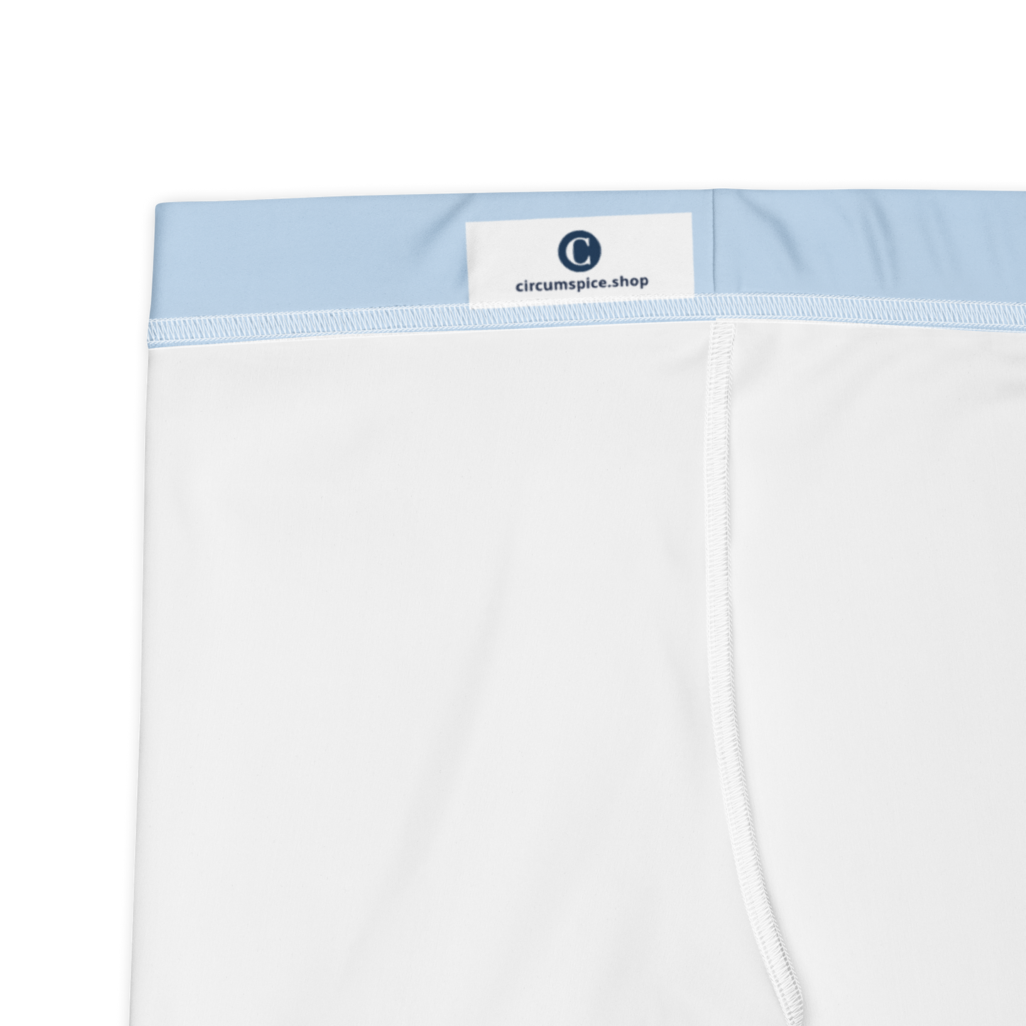 Michigan Upper Peninsula Tight Shorts (w/ UP Outline) | Light Blue