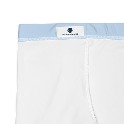 Michigan Upper Peninsula Tight Shorts (w/ UP Outline) | Light Blue