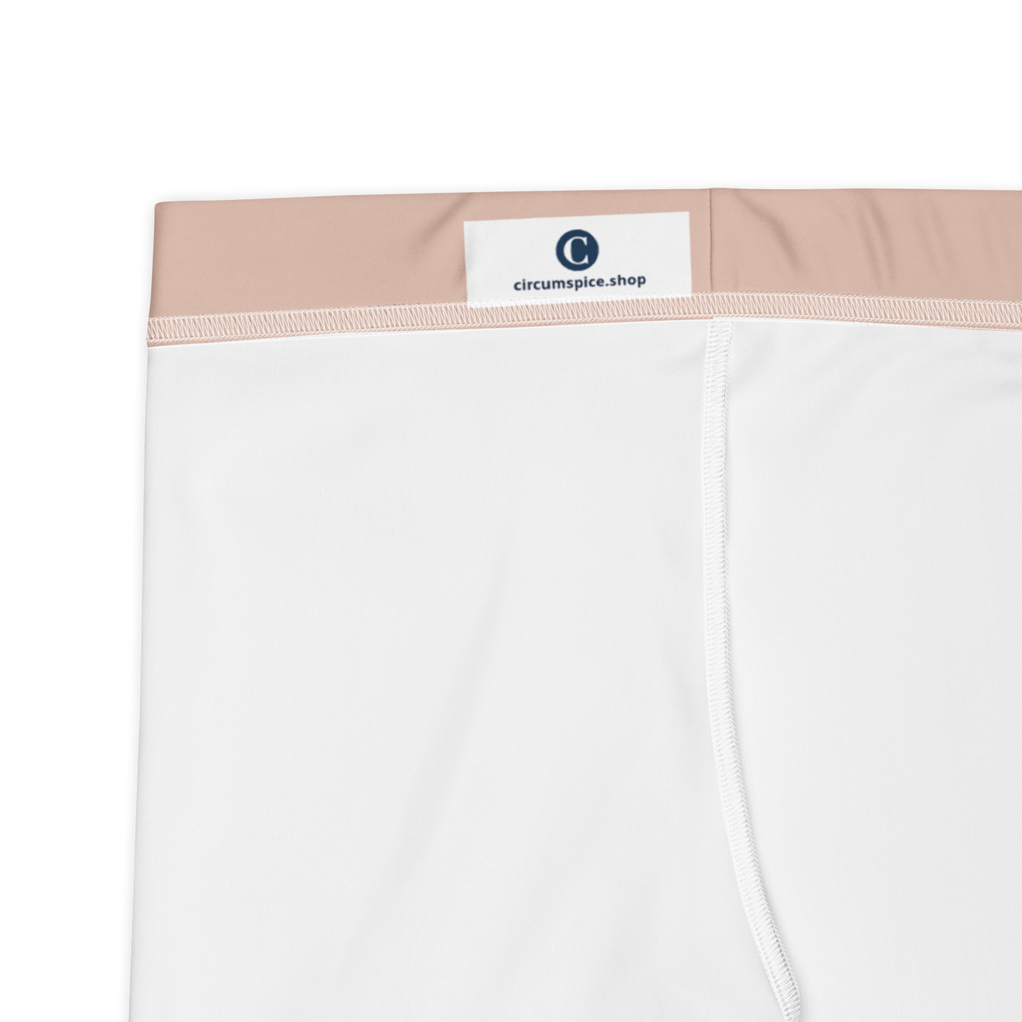 Michigan Upper Peninsula Tight Shorts (w/ UP Outline) | Rose Gold