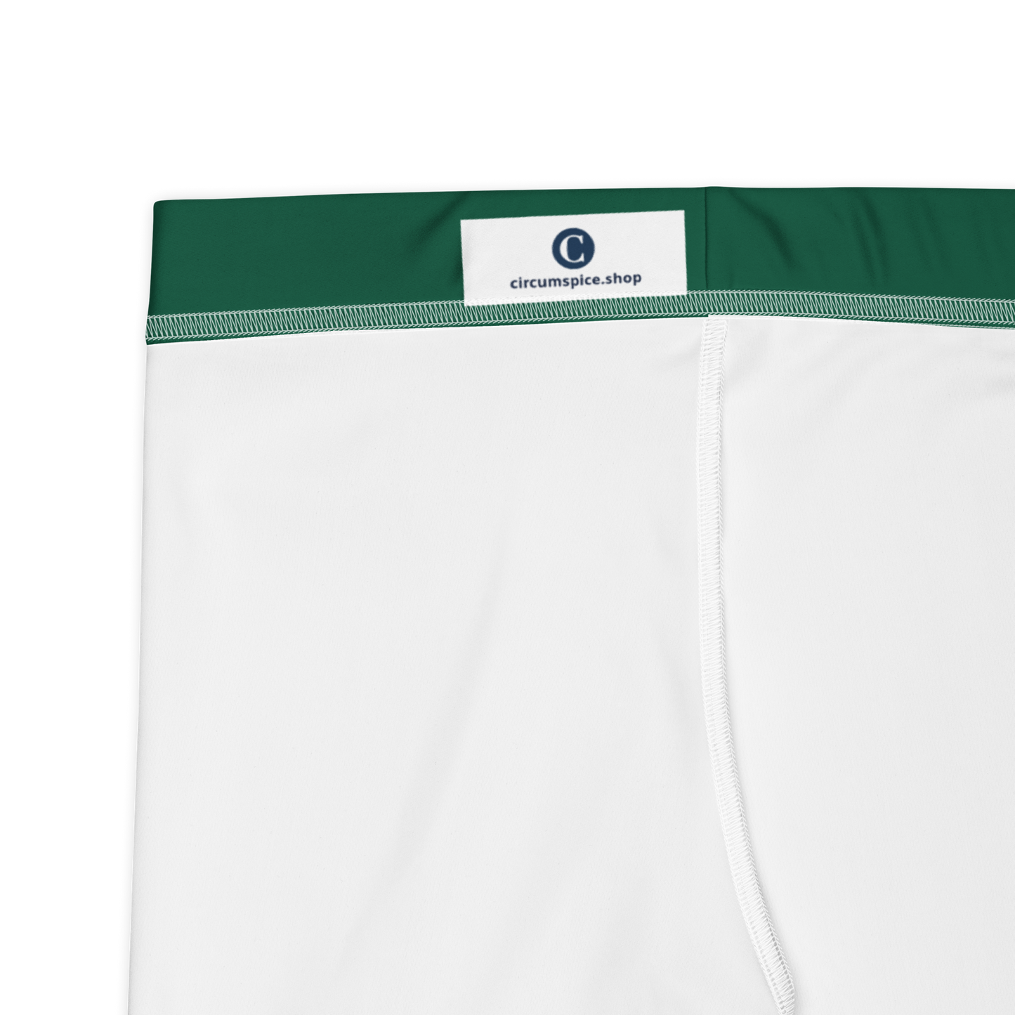 Michigan Upper Peninsula Tight Shorts (w/ UP Outline) | Superior Green