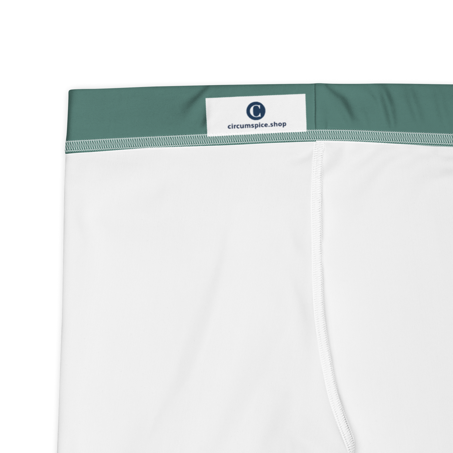 Michigan Upper Peninsula Tight Shorts (w/ UP Outline) | Copper Green