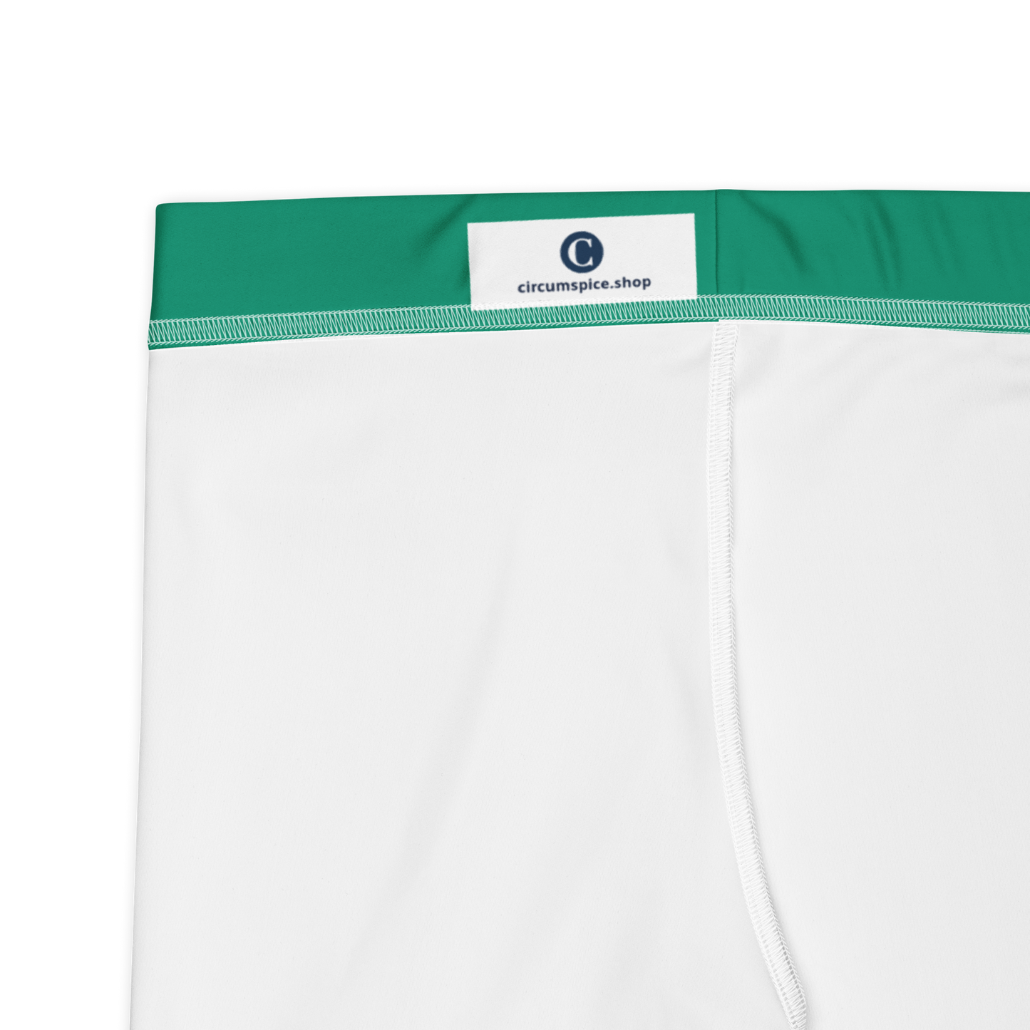 Michigan Upper Peninsula Tight Shorts (w/ UP Outline) | Emerald Green