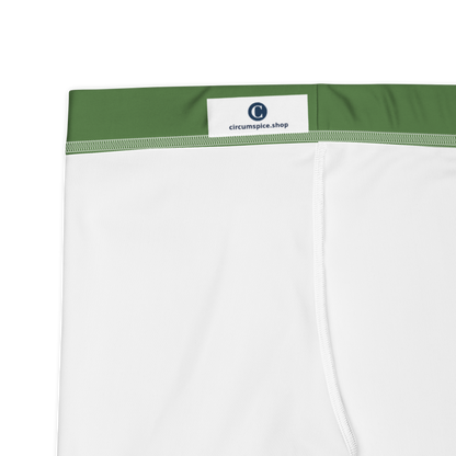 Michigan Upper Peninsula Tight Shorts (w/ UP Outline) | Pine Green