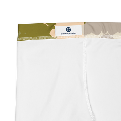 Michigan Upper Peninsula Tight Shorts (w/ UP Outline) | Rosy Mound Camo