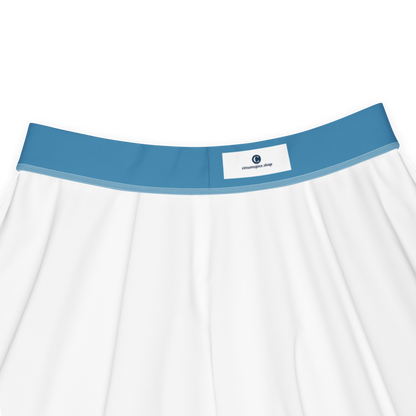 Michigan Cherry Blossom Skater Skirt | Lake Michigan Blue