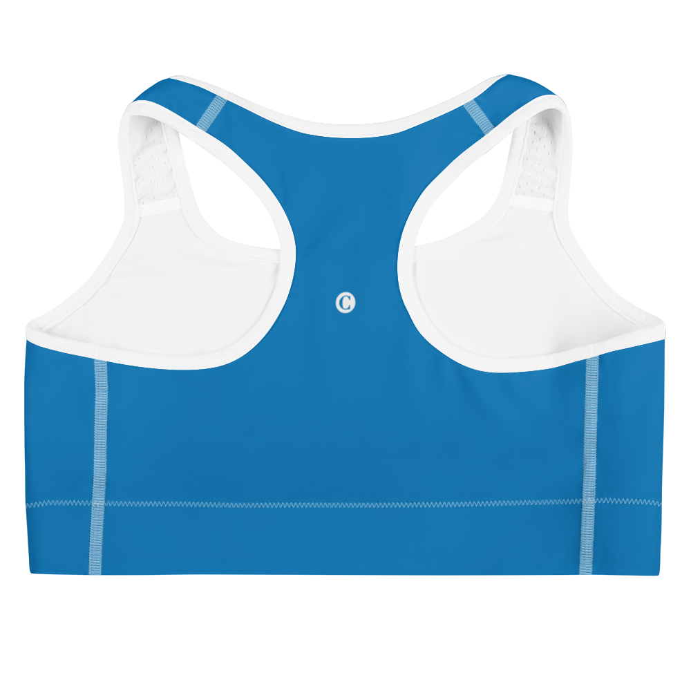 Michigan Upper Peninsula Sports Bra (w/ UP Outline ) | Azure