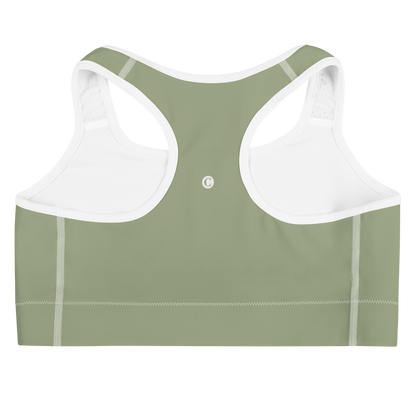 Michigan Upper Peninsula Sports Bra (w/ UP Outline ) | Beachgrass Green