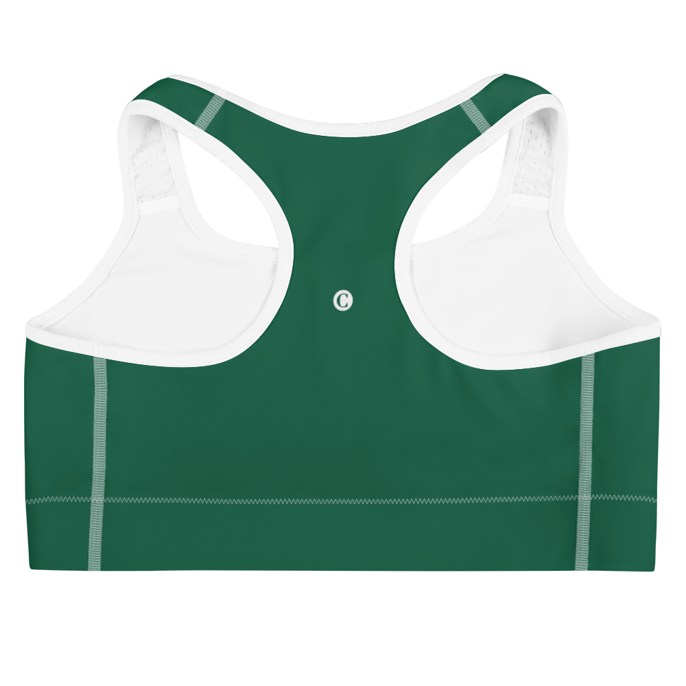 Michigan Upper Peninsula Sports Bra (w/ UP Outline) | Superior Green