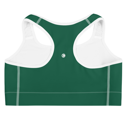 Michigan Upper Peninsula Sports Bra (w/ UP Outline) | Superior Green