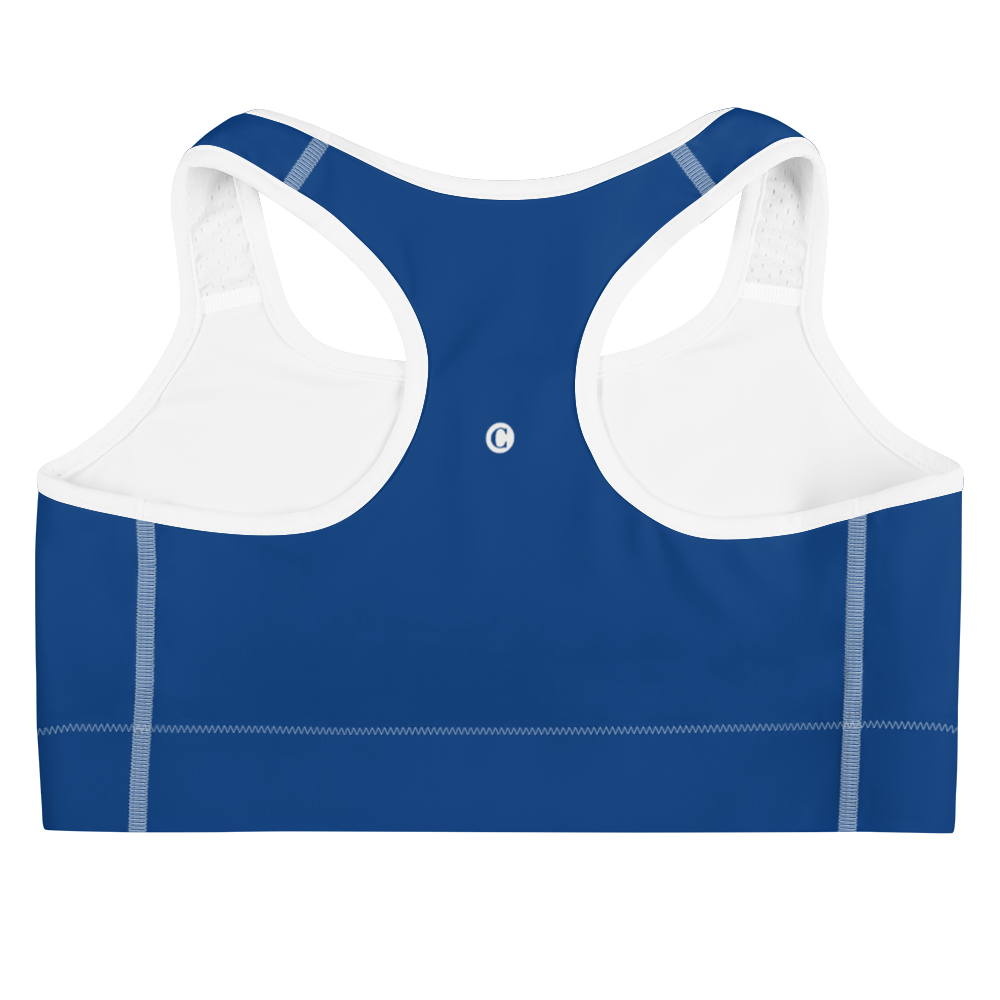 Michigan Upper Peninsula Sports Bra (w/ UP Outline) | Dearborn Blue