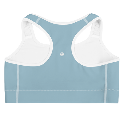 Michigan Upper Peninsula Sports Bra (w/ UP Outline) | Opal Blue