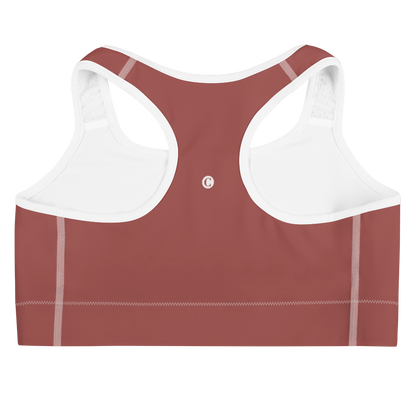 Michigan Upper Peninsula Sports Bra (w/ UP Outline) | Ore Dock Red