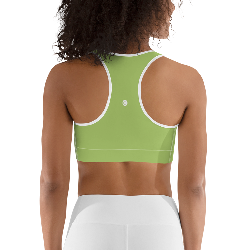 Michigan Upper Peninsula Sports Bra (w/ UP Outline) | Gooseberry Green