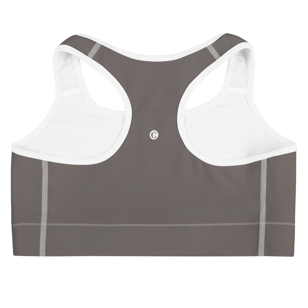 Michigan Upper Peninsula Sports Bra (w/ UP Outline) | Warren Tank Grey