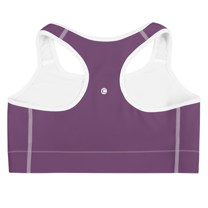 Michigan Upper Peninsula Sports Bra (w/ UP Outline ) | Plum