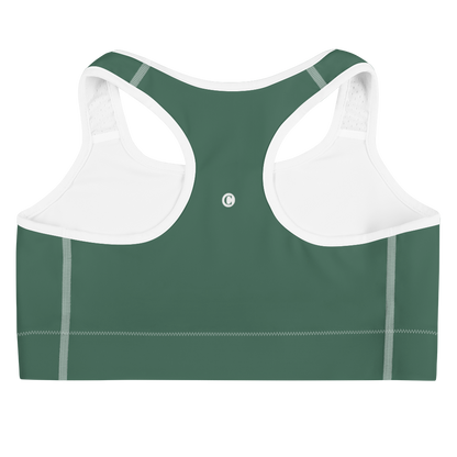 Michigan Upper Peninsula Sports Bra (w/ UP Outline ) | Ginger Ale Green